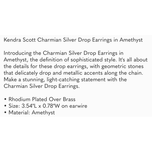Kendra Scott earrings - Picture 3 of 3